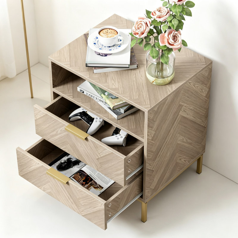 50.2 cm W Bedside Table