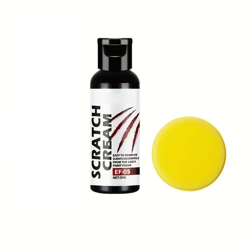 Scratch réparation cire voiture réparation de rayures crème auto décapant à gratter la pâte à polir avec éponge 30g