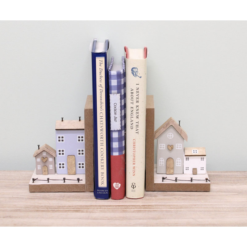 Wood Bookends