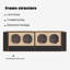 Canapé modulaire brun en cuir véritable-21606256-21606259-21606263