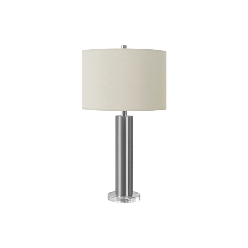 Lighting, 28"H, Table Lamp, Silver, Ivory
