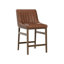 Halden Upholstered Bar Stool with Metal Frame