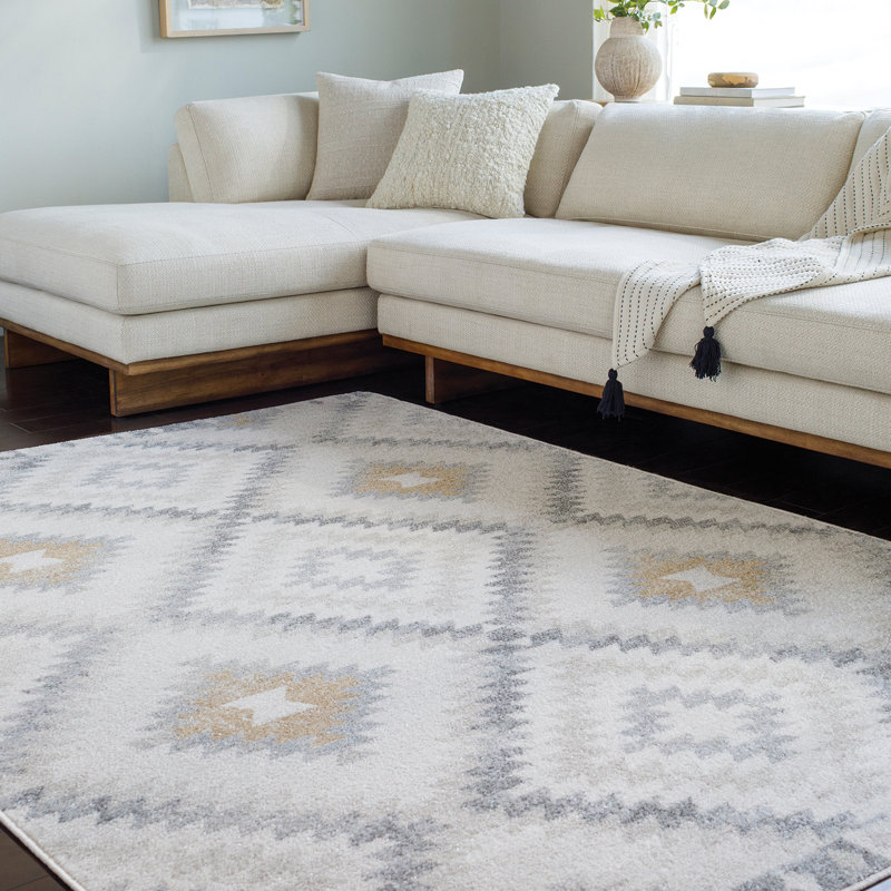 Reagyn Geometric Washable Area Rug, Rectangle 160 x 220 cm