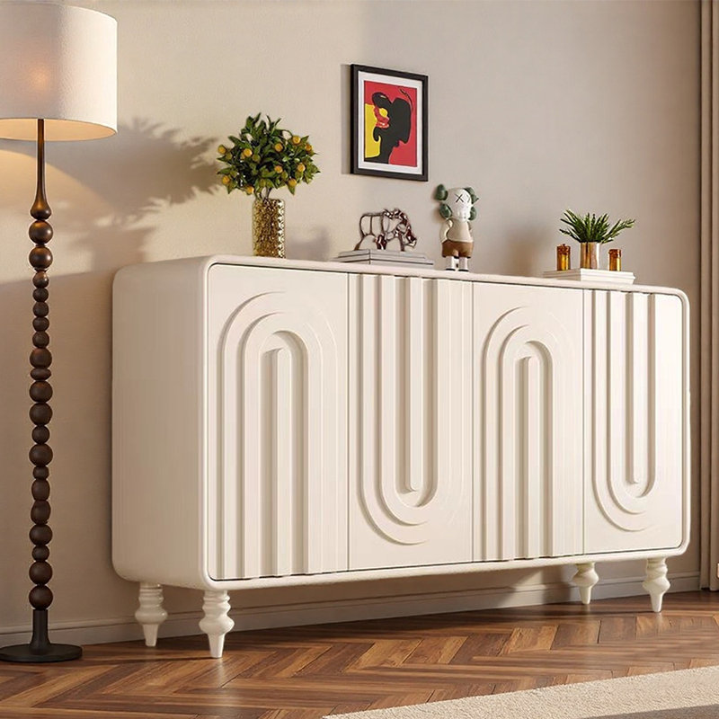 Armoire de rangement pour chaussures Mayville, Crème, 35.4"H x 70.87"W x 15.75"D