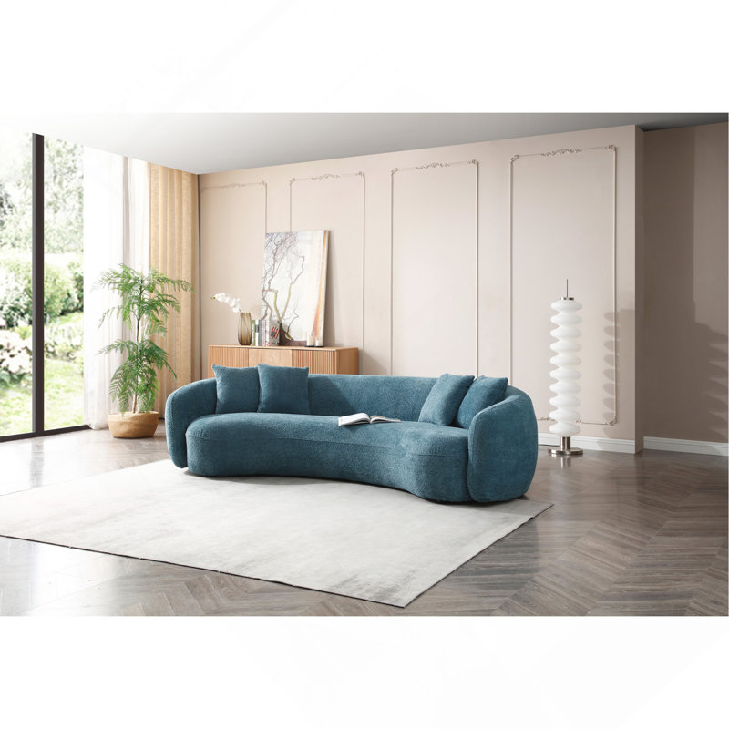 Canapé modulaire incurvé 102 po Boucle