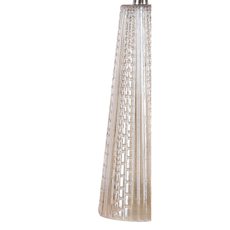 Glass Table Lamp, Champagne