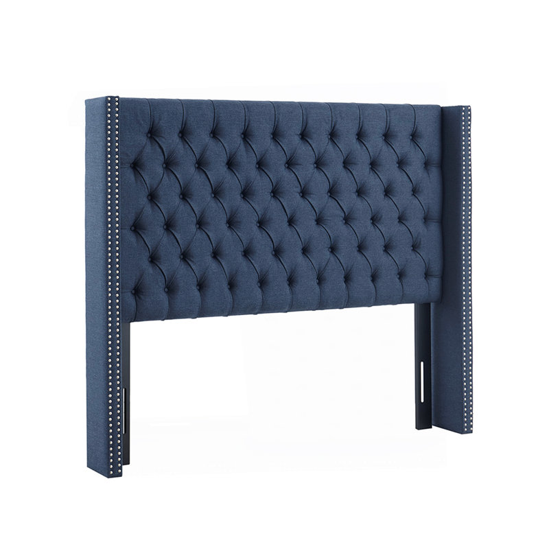 Upholstery Headboard , Queen, Navy