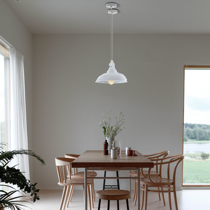 Emraan 1 - Light White Single Pendant, White, Yes