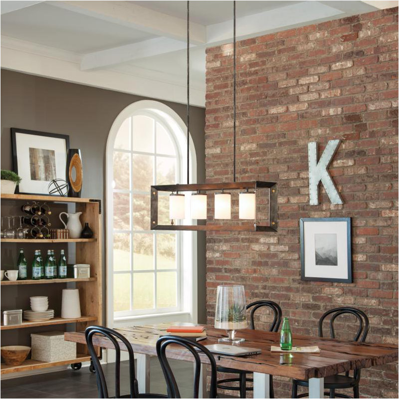 Neston 4 - Light Kitchen Island Pendant, Antique Bronze