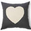 Decorative Heart Cotton Throw Pillow
