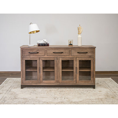 Natural Parota 70'' Solid Wood Sideboard