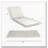 Solid Wood Lounge Chaise-510856094