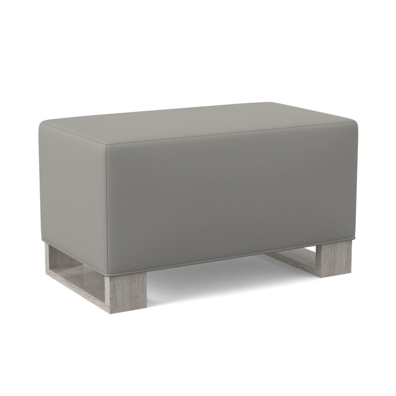 Repose-pieds, Bisque, 100% polyester ivoire Fizz