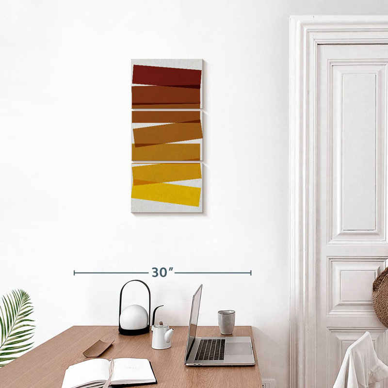 Hinman Warm Swatches, 27" H x 12" W
