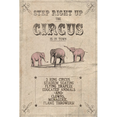 Vintage Circus I by Grace Popp - Wrapped Canvas Print