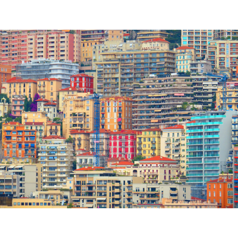 Le City par Drew Gaffney - photographie, H 24 po x l 32 po, Toile tendue