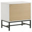 Yountville White 2-Drawer Nightstand Bedside Table