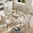 Keyari 4 - Person Pedestal Dining Set-1221459769-1221459775-1221459746