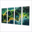 «Yellow Green», impression d'art mural abstrait-1297593228