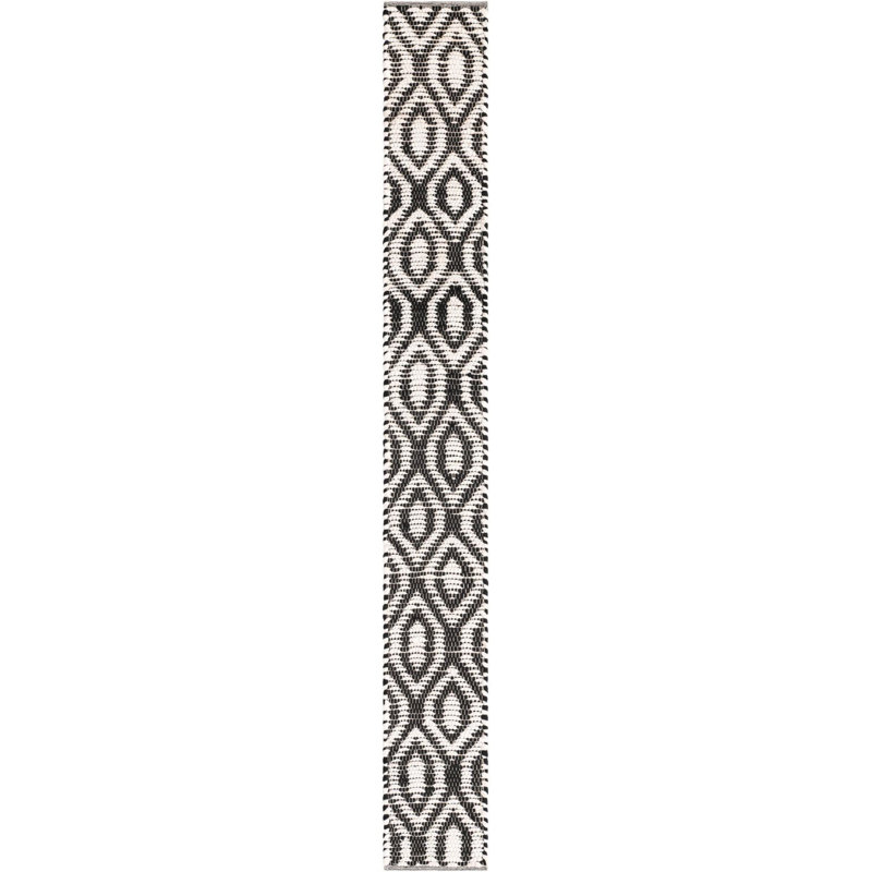 Tapis de couloir en coton Kenyla, Tapis de couloir 1 pi 2 po x 10 pi