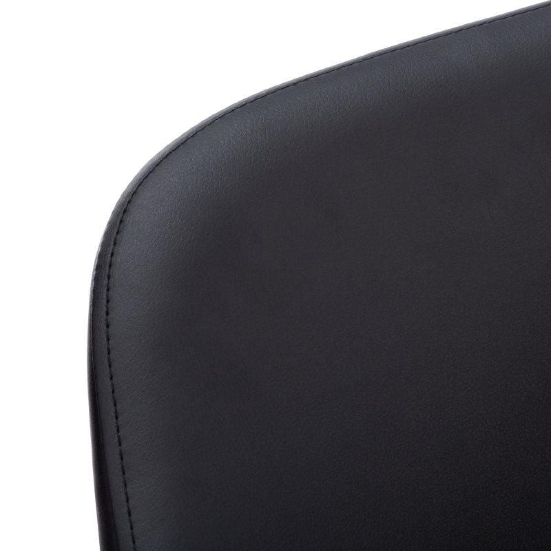 Chaise de salle à manger Agostini, Noir, Noir