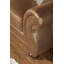Causeuse rembourrée avec têtes de clou bronze antique, canapé de salon
