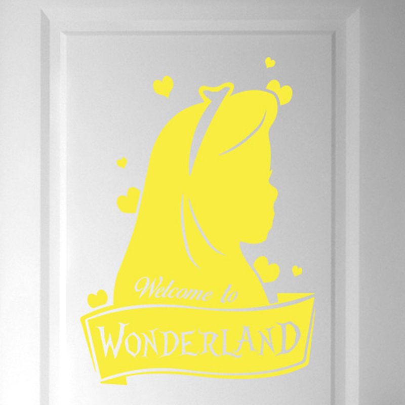 Wall Decal, Bright Yellow