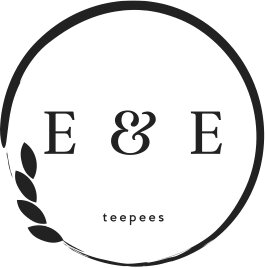 E & E The Handmade Rainbow Tulle Teepee | Teepees & Accessories
