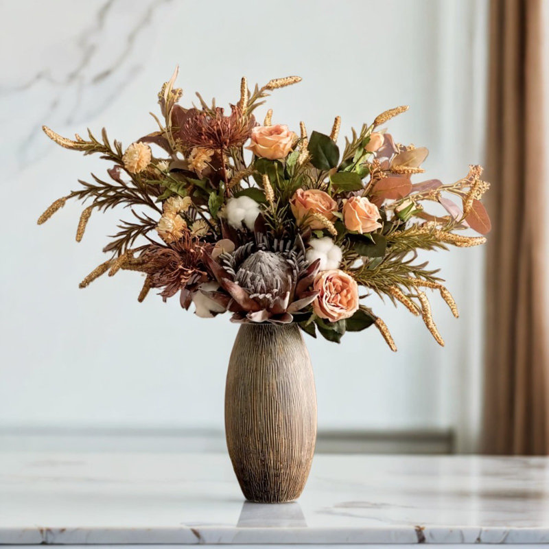 Bouquets de fleurs simulés, décorations de fausses fleurs
