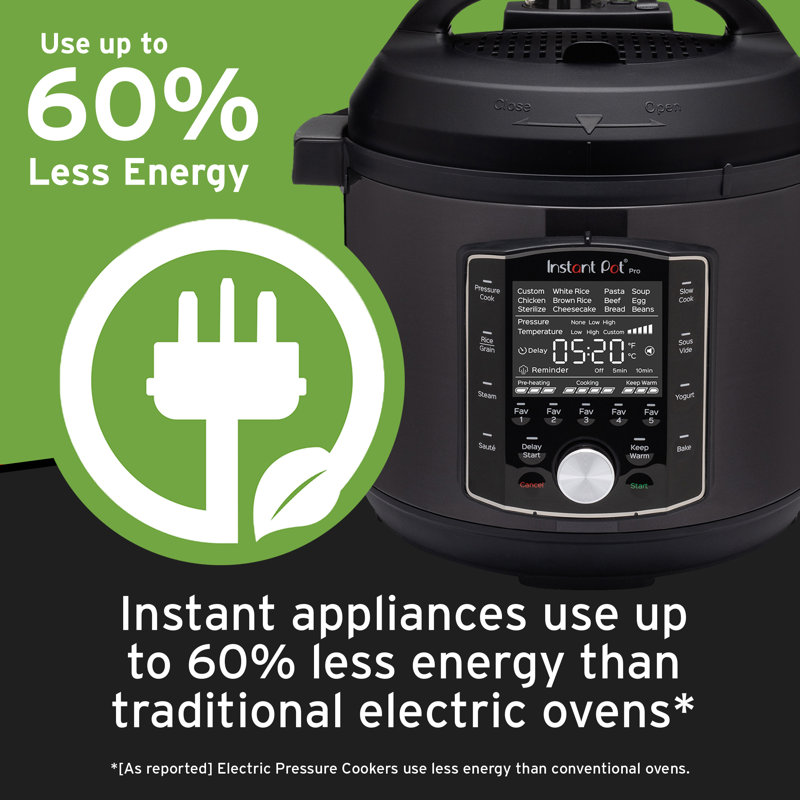 Instant Pot Pro Multi-Use Electric Pressure Cooker, 8 Qt.