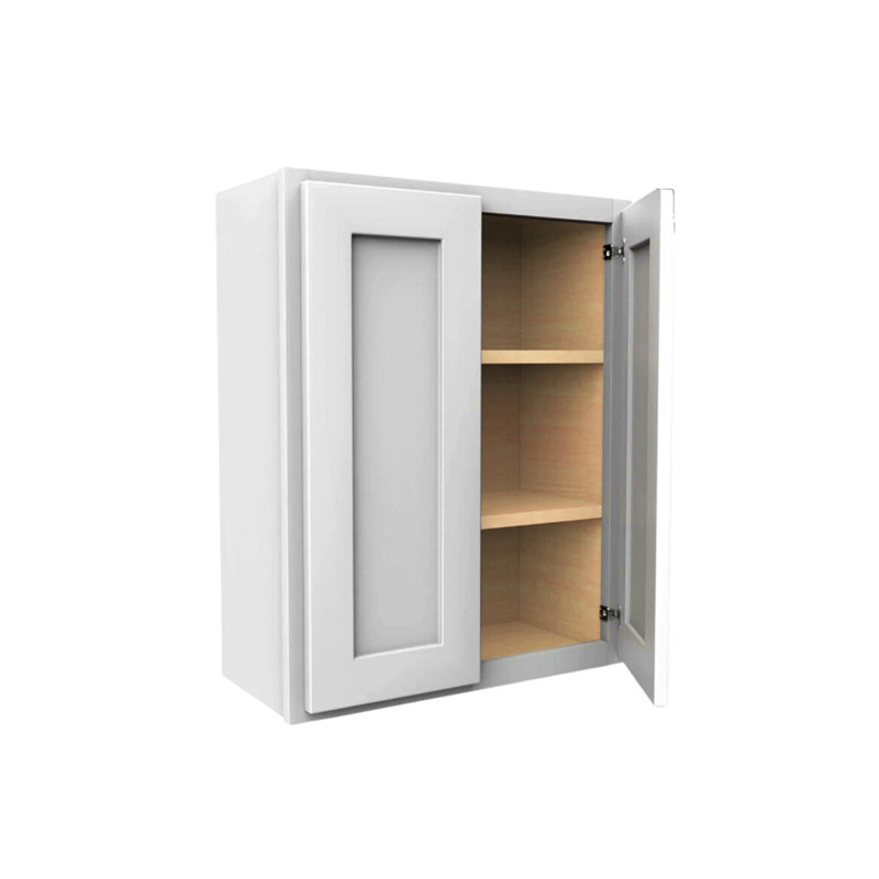 Armoire murale W0936, 42", 30", Blanc quartiers chics