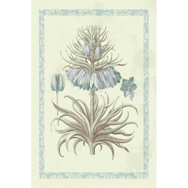 Willow Blue Besler II - reproduction d'art sur toile tendue, H 18 po x l 12 po