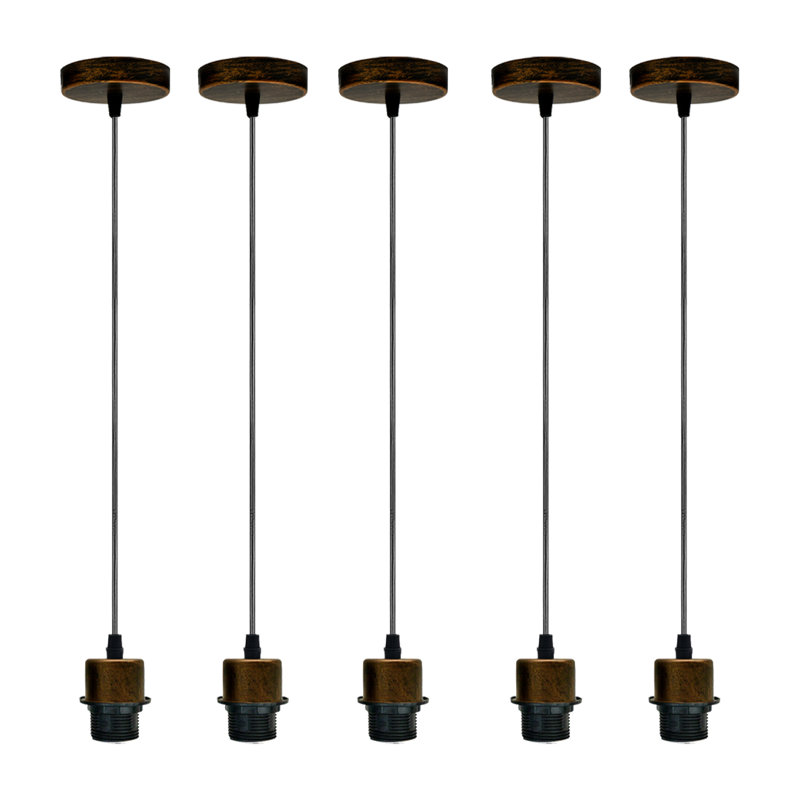 Bismarck 5 - Light Single Pendant, Brushed Copper, No