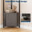 5-Tier Corner Shelf Stand Metal Frame Wood Shelves Space-Saving Tall Storage Rack for Bathroom Kitchen Bedroom Plants Books Decor-1499231865