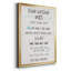 Stay Safe Rules - Art textuel sur toile encadré-1658462644-1658462647