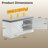 39.4" Storage Bench with Shoe Storage, 2-Tier Entryway Bench with Adjustable Shelf and Removable Cushion-775397989