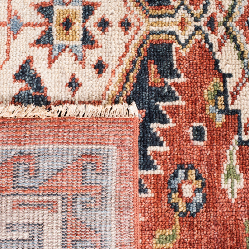 Samarkand 119 Area Rug In Red / Beige, Rectangle 10' x 14'