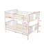 Lit superposé double au dessus d'un lit double avec échelle pour meubles de chambre à coucher-277543830