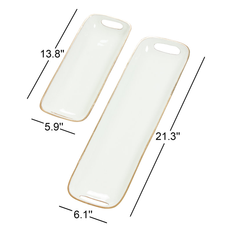 Tray - Set of 2, Green