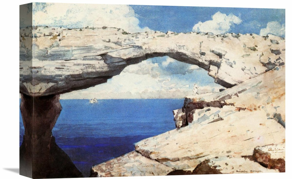 Vault W Artwork Glass Windows Bahamas by Winslow Homer - Print on ...