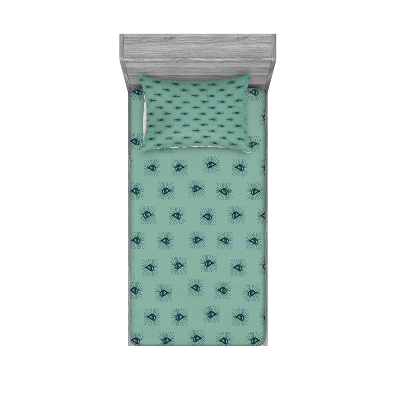 Microfiber Sheet Set, Twin Sheet Set with Fitted Sheet