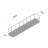 Industrial Wall Shelf, Black & Dark Walnut, 23.6 x 3.9 x 5.9 inches | 100% Spruce Wood (Thickness: 0.4 inches) & 100% Metal Frame (Thickness: 0.06 inches) | Stylish Storage Solution for Home & Office Décor