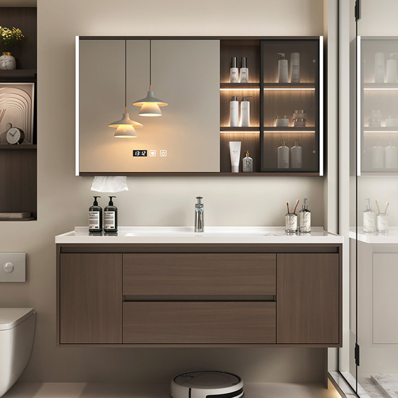 Chinese style retro simple bathroom cabinet