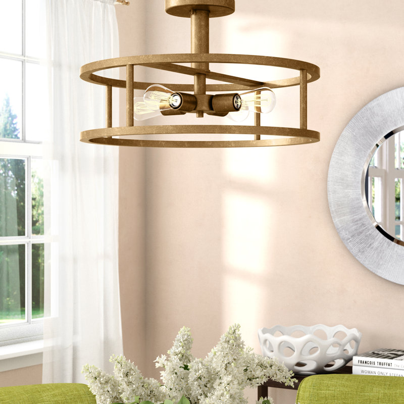 Lustree tambour 4 lumières McCook