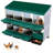 Nesting Boxes For Chickens, Chicken Nesting Box, Roll Away Nesting Box, Chicken Laying Boxes, Nesting Box For Hens With Lid Cover For Chicken Coop, 8 Compartments, Green