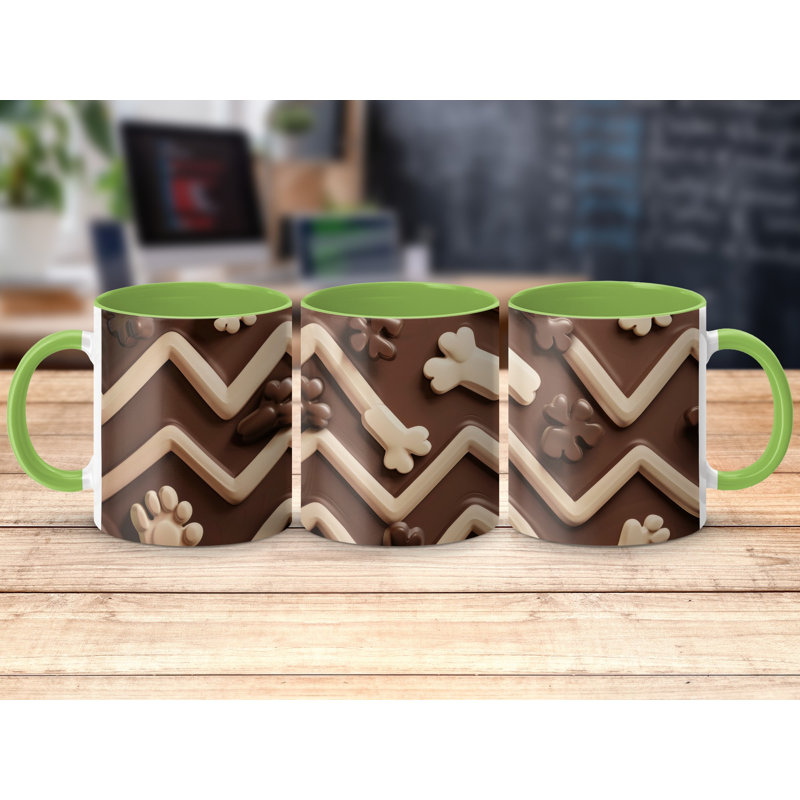 Chevron 11oz Accent Coffee Mug