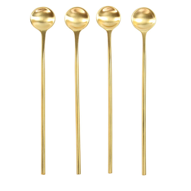 Luxe Thin Long Spoons, Set of 4