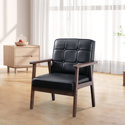 Chaise avec accoudoirs rembourrée Judeth