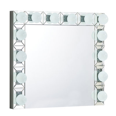 Engineered Wood Flat Wall Mirror