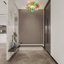 Petit luminaire suspendu 3 lumières Chandelier 15 pouces